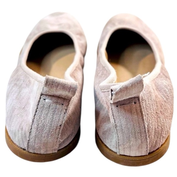 EILEEN FISHER Notion Ballet Flat, Patent/High Shine, Color Gray/tan, Size 8.5 - Picture 5 of 8